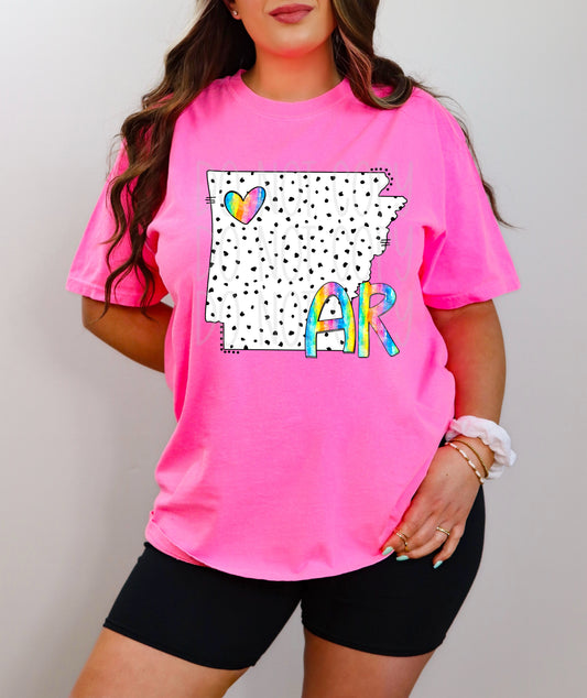 DOTTED STATES - AR - DTF TRANSFER