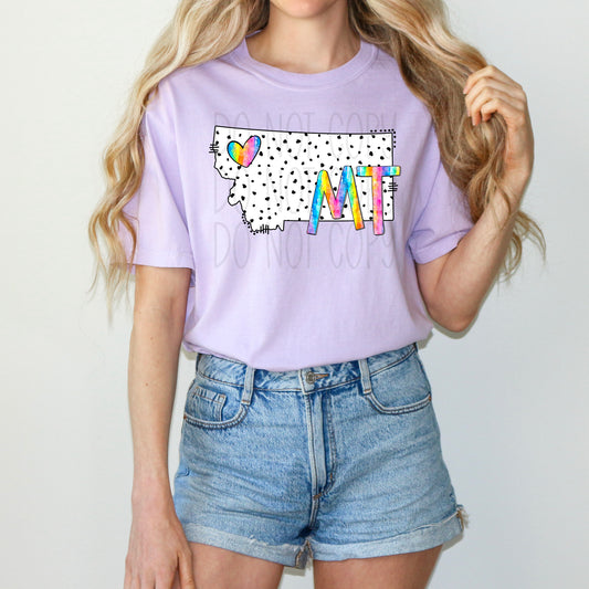 DOTTED STATES - MT - DTF TRANSFER