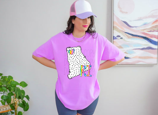 DOTTED STATES - RI - DTF TRANSFER