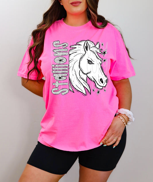 STALLIONS DOTTED MASCOTS - DTF TRANSFER