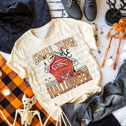 SMALL TOWN HALLOWEEN - DTF TRANSFER