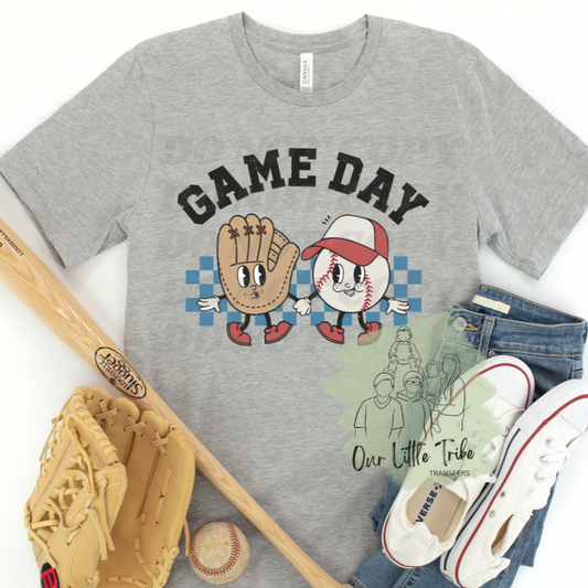 RETRO GAME DAY BASEBALL - DTF TRANSFER