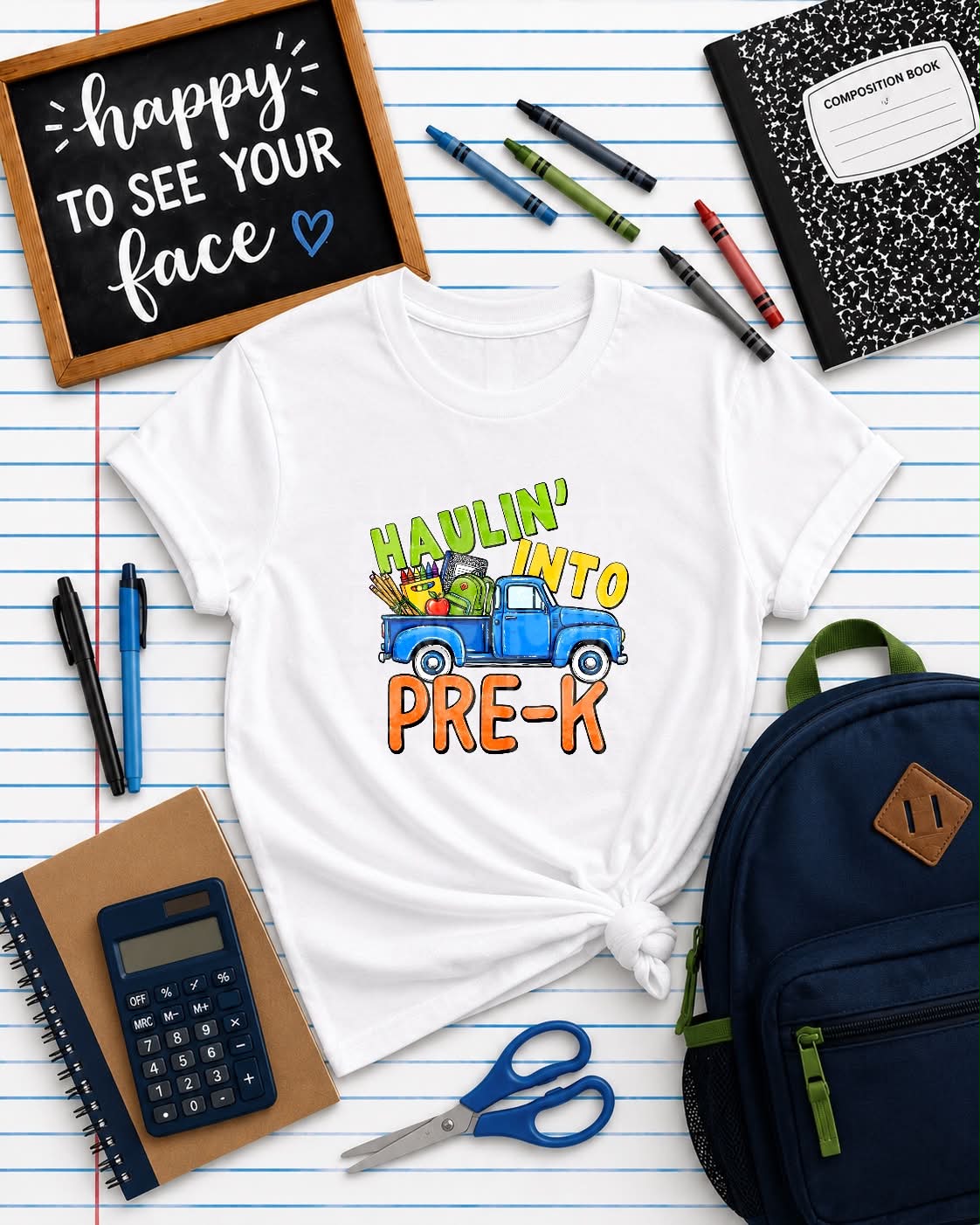 HAULIN INTO PRE K - DTF TRANSFER