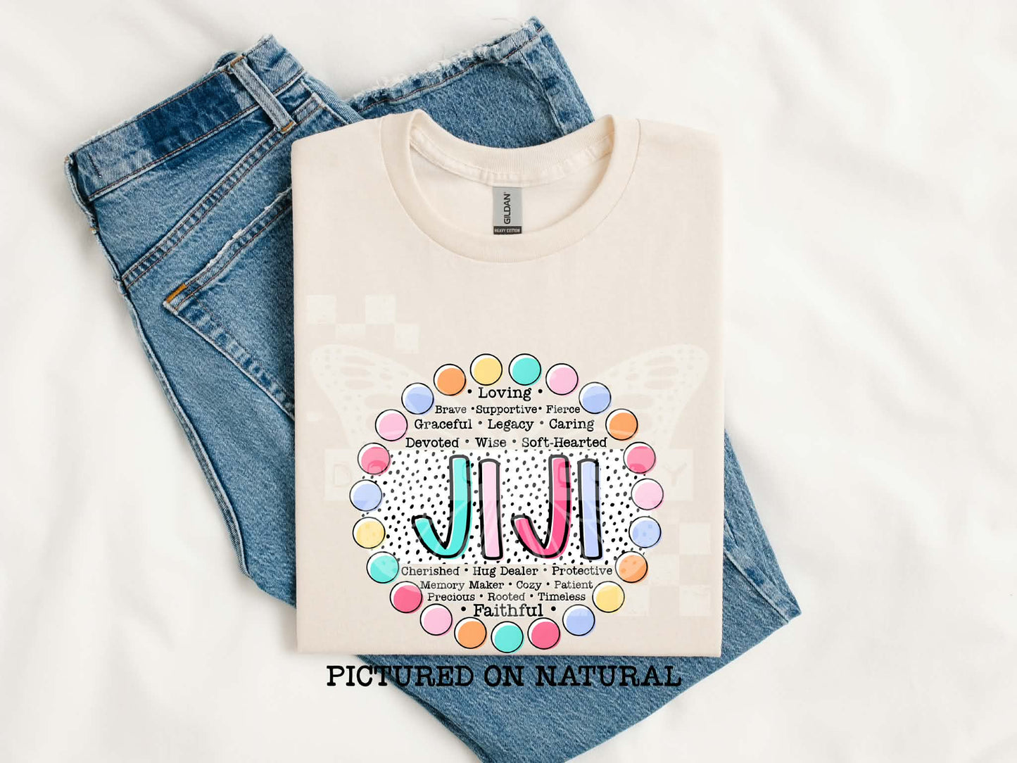 JIJI CIRCLE POLKA DOTS - DTF TRANSFER
