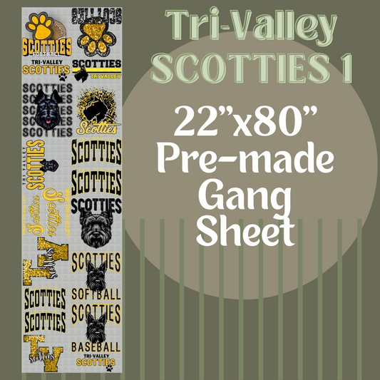 TV SCOTTIES 1 - GANG SHEET 22x80