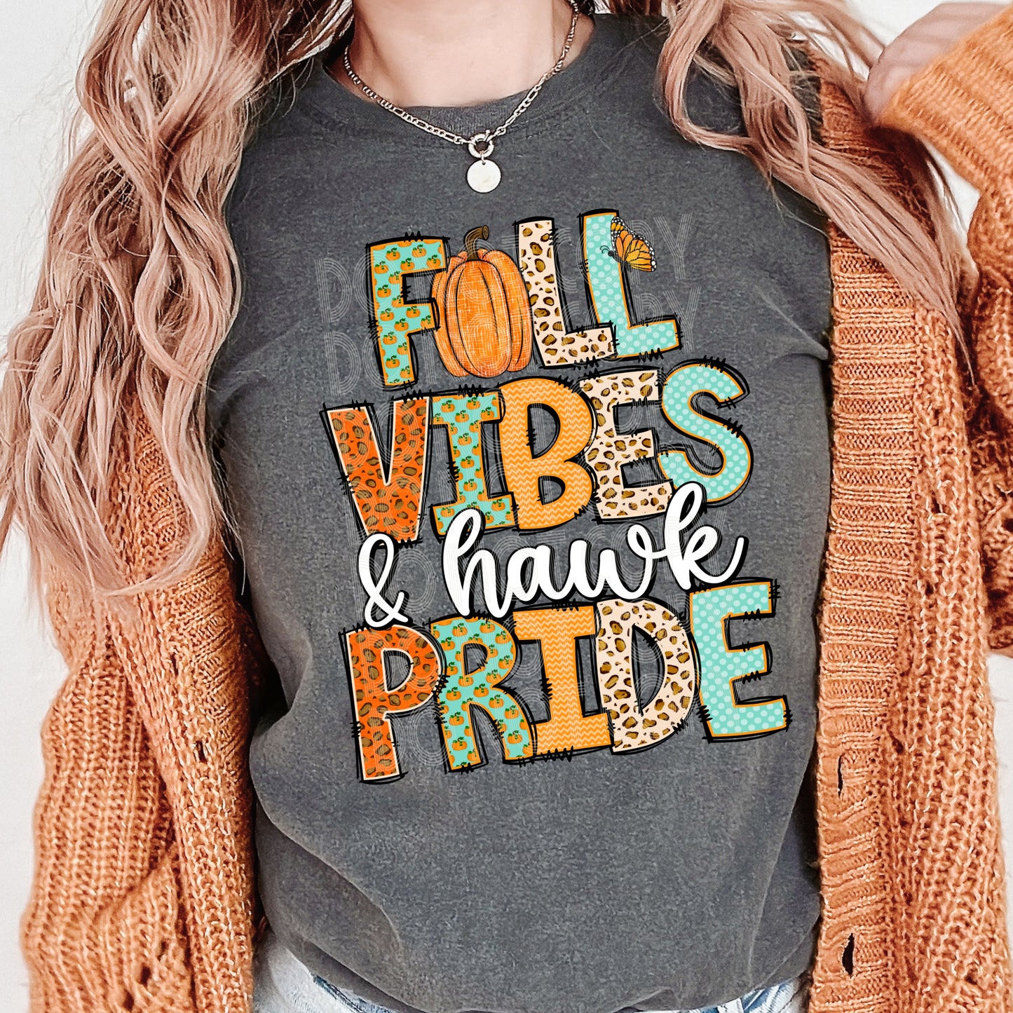 Fall vibes cougar pride - DTF TRANSFER