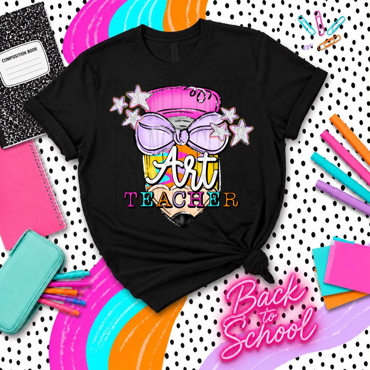 ART TEACHER PENCIL - DTF TRANSFER