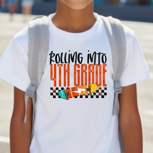ROLLING INTO 4TH - DTF TRANSFER