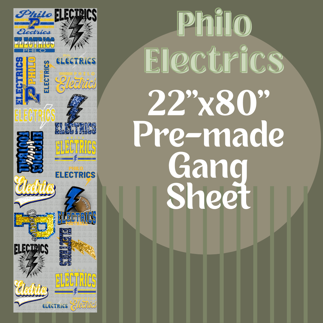 PHILO ELECTRICS - GANG SHEET 22x80