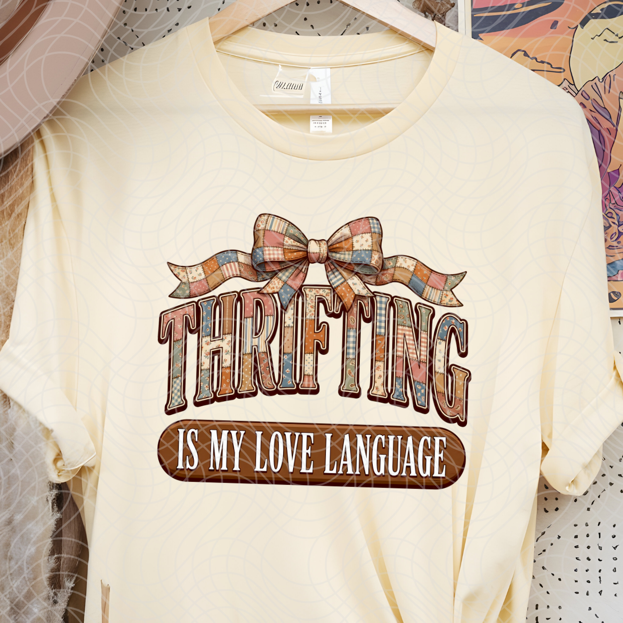 THRIFTING LOVE LANGUAGE - DTF TRANSFER