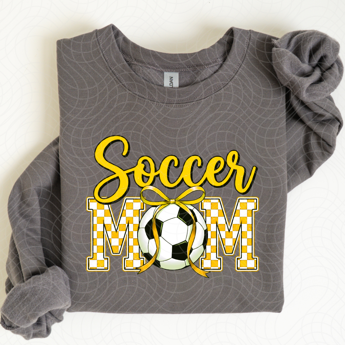 SOCCER MOM YELLOW - DTF TRANSFER
