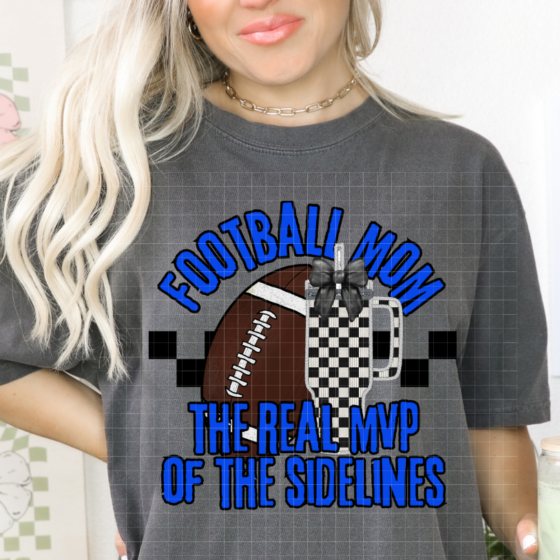 FOOTBALL MOM REAL MVP - DTF TRANSFER