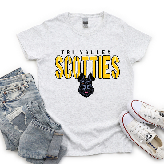 TRI VALLEY SCOTTIES MASCOT - DTF TRANSFER