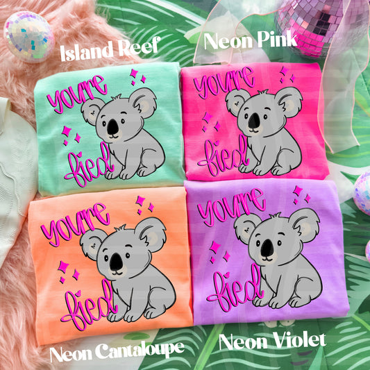 KOALAFIED PINK - DTF TRANSFER