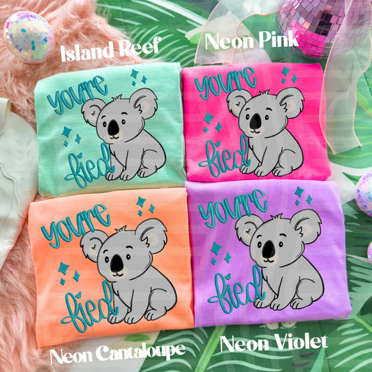 KOALAFIED TEAL - DTF TRANSFER