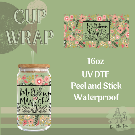 MELTDOWN MANAGER 16OZ CUP WRAP